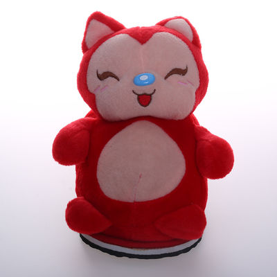 30cm rosaroter Fox-Plüsch-weicher Karikatur-Pantoffel-Plüsch-Ausgangsdekor
