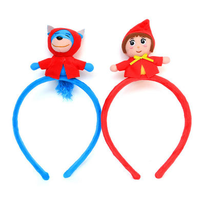 15cm oder kundengebundene nette Karikatur-Bild-Plüsch-Haarspange-Mädchen-Haarnadel-Puppe