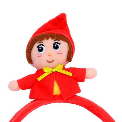 15cm oder kundengebundene nette Karikatur-Bild-Plüsch-Haarspange-Mädchen-Haarnadel-Puppe