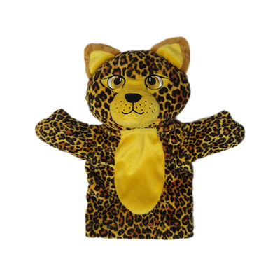 Neuheits-Tiger Leopard Plush Animal Puppet-Plüsch spielt weiche Handpuppen