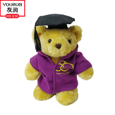 Doctorial kundenspezifischer Plüsch-Tierspielwaren Hut-Teddy Bear Stuffed Toy Soems