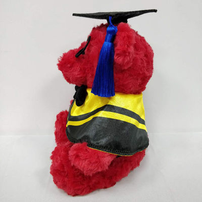 Weiche konforme rote Doctorial Hut-Teddy Bear Plush Toys For-Kinder