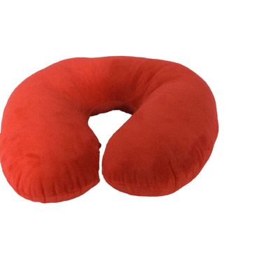 Langsame neu eingebundene U Kissen-Reise Nap Plush Neck Pillow der rote Gedächtnis-Baumwolle