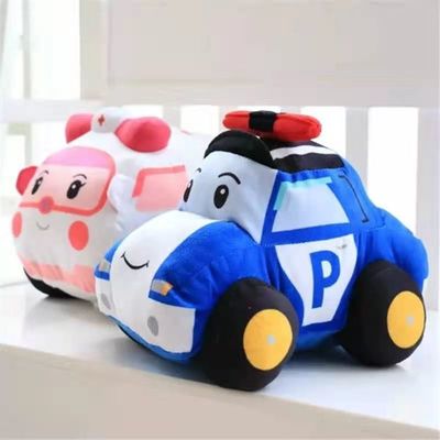 25cm Eco freundliches Baumwoll-Polly Ambulance Plush Police Car-Jungen-Geschenk