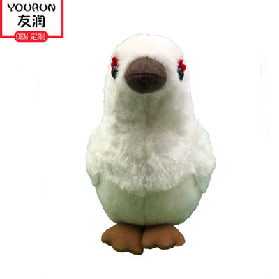 Simulations-weiße Tauben-kleine Vogel-Plüschtier-Plüsch-Spielwaren