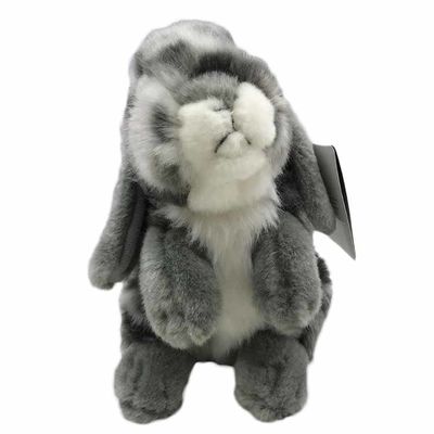 30cm hoher Simulations-Kaninchen-Plüsch-Puppen-Gray Stuffed Bunny Valentine-' s-Tagesgeschenk