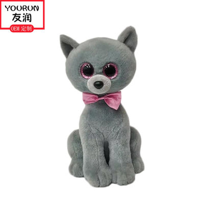 Glattes Gefühl 30CM Simulations-Grey Cat Stuffed Animal Plush Toyss
