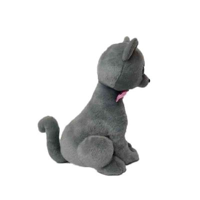 Glattes Gefühl 30CM Simulations-Grey Cat Stuffed Animal Plush Toyss