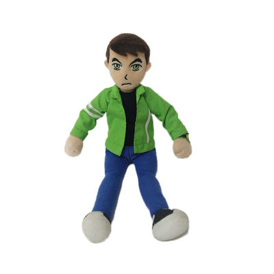 35cm füllte grüner Sport-Puppen-Plüsch Spielwaren bunten netten weichen Toy Gift an