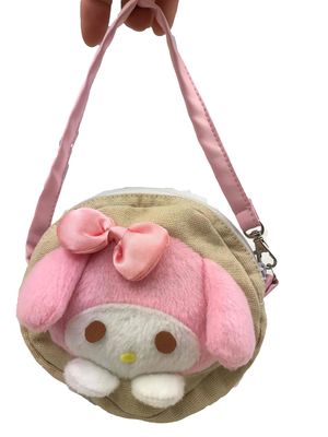 Kreis-Geldbörsen-Plüsch-Ausgangsdekor Mini Fashion Cute Rabbit Plushs null