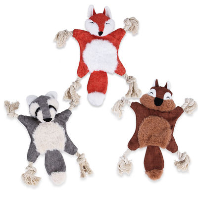 Enthäuten Sie freundliches kreatives Haustier-Plüsch-Spielwaren-Hundeschneidendes Hanf-Seil Toy Breathable