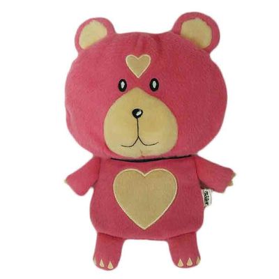 Roter kleiner Bärn-Plüschtier-Geschenk-Kartenhalter-Plüsch-Kartenhalter weicher Toy Accessories