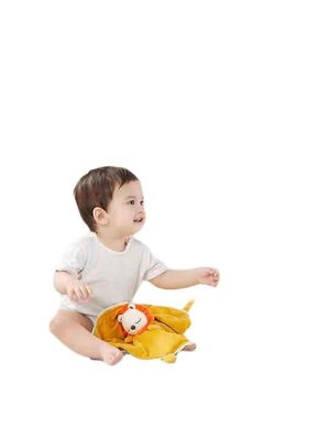 0-1-jährige neugeborene Plüschtier-Plüsch-Handpuppe Toy Baby Comforting Towel