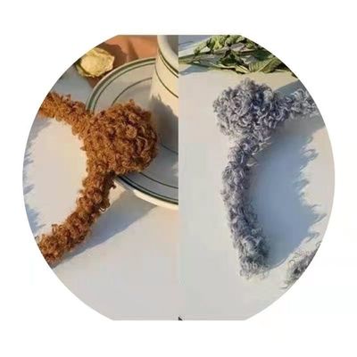 Weibliches Gleitschutzbärn-Ohr-Plüsch-Haarnadel-Gesichts-waschendes Plüsch-Stirnband