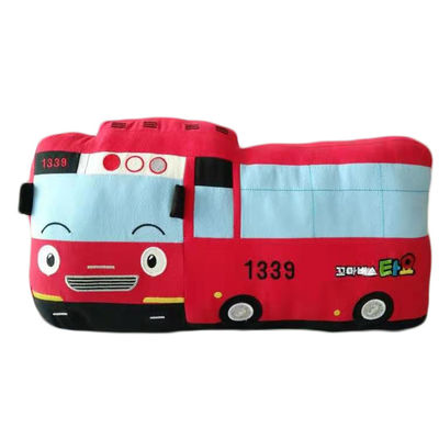 Jungen 30cm roter oder grüner Schulbus-Plüsch-Toy Children-' s-Auto-Plüsch-Spielwaren