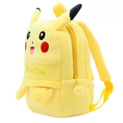 25cm*30cm Kindergarten Pokemon-Plüsch-Schulrucksack 3-6 Jahre kundenspezifische Plüsch-Taschen-