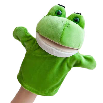 20cm Frosch-Mund-Handplüschtier-Marionetten-Puppen-Handschuh-Plüsch-Spielzeug