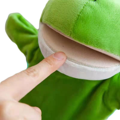 20cm Frosch-Mund-Handplüschtier-Marionetten-Puppen-Handschuh-Plüsch-Spielzeug