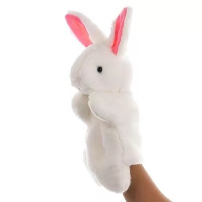 100% pp. Baumwollkaninchen-Marionetten-Plüsch-Spielwaren-Früherziehungs-Plüsch-Handpuppe