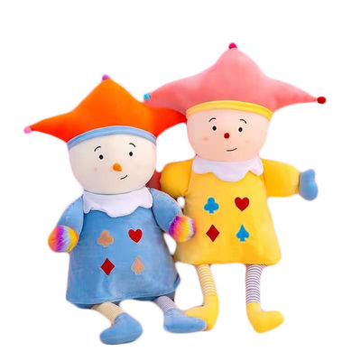 35cm Clown-Plush Doll Plush-Spielwaren beruhigen Baumwolle Zirkusclown-Doll 100% pp.