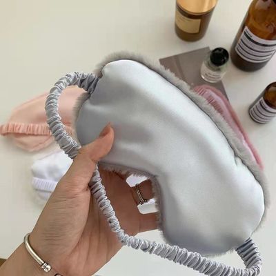 das Herz-Kaninchen-Haar-Gummiband-Band Nap Plush Eye Mask Soft Toy Accessories 20cm Mädchen