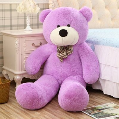 1.2m purpurrotes großes Teddy Bear Doll Wedding Birthday Geschenk