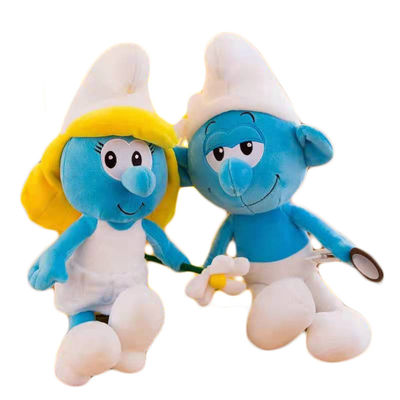 40cm Karikatur Smurf-Plüschtier Anime-Plüsch spielt blauen Vater Blue Sister