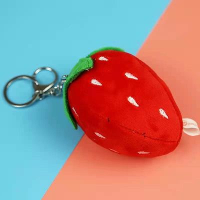10cm Karikatur-Erdbeerplüsch-hängendes weiches Toy Keyring For Car Birthday-Geschenk