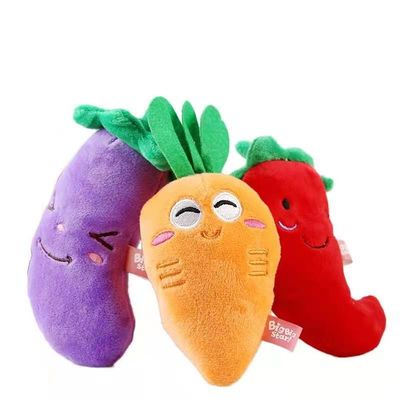 15cm Antibiss-Frucht-Gemüse-Cat Plush Toys Vocal Dog-Plüsch-Spielwaren