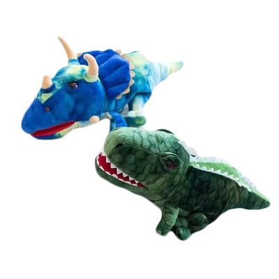 Delphin-Handpuppe-Plüsch spielt offene Mund-Handschuh-Marionette für Elternteil-Kind