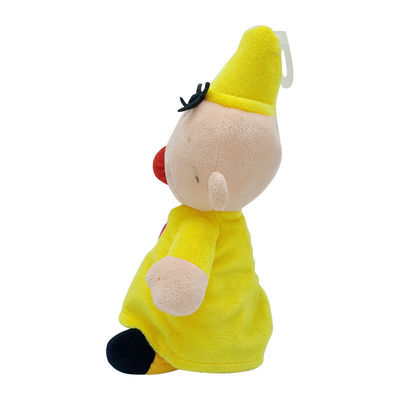 25cm gelbes spielt Clown-Plush Doll Children-' s-Komfort Gutenachtgeschichte-Stützen