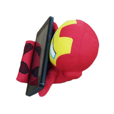 13cm roter neuer Mode-Supermann-Alliance-Tischplattenplüsch-Handy-Gestell