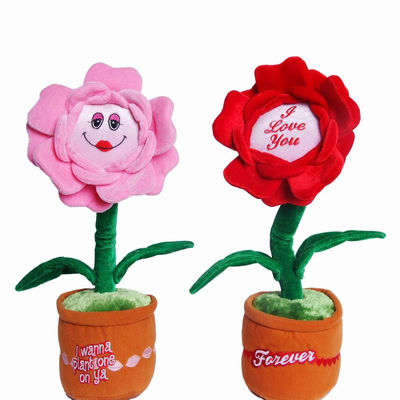 40cm Tanzen und Gesang-eingemachter Plüsch lustige Blume Toy Home Decoration Flower