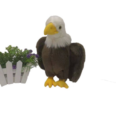 Weiße vorangegangene Baumwolle 30cm Eagle Stuffed Plush Toyss 100% pp. oder besonders angefertigt