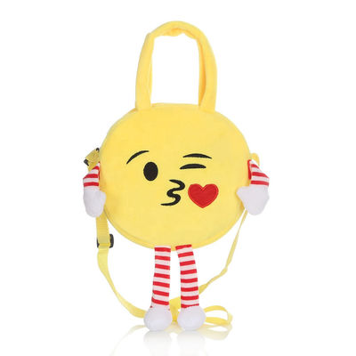 Maschine füllte waschbarer Emoji-Plüsch-Rucksack mit pp.-Baumwolle