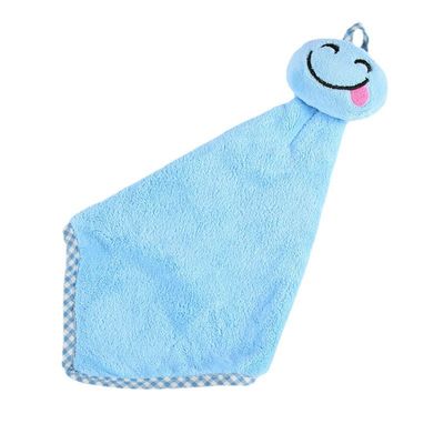 Empfindliches 20cm quadratisches kurzes Plüsch-Baby-Speichel-Tuch
