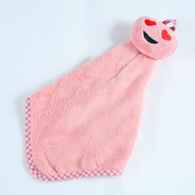 Empfindliches 20cm quadratisches kurzes Plüsch-Baby-Speichel-Tuch