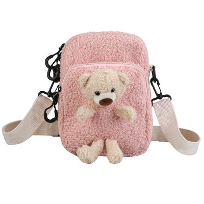Kein Geruch-Kinderkurzer Plüsch 3D Teddy Bear Bookbag