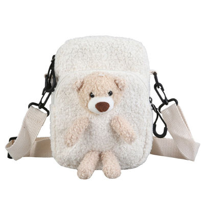 Kein Geruch-Kinderkurzer Plüsch 3D Teddy Bear Bookbag