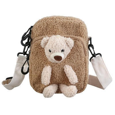 Kein Geruch-Kinderkurzer Plüsch 3D Teddy Bear Bookbag