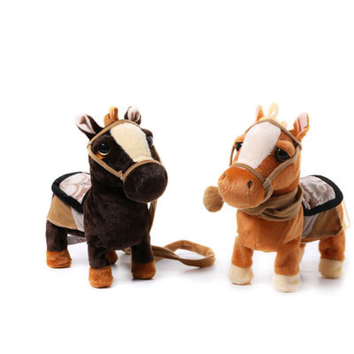 Enthäuten Sie freundlichen elektrischen Bewegungs-Kurzschluss-Plüsch Pony Toy