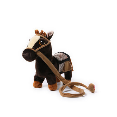 Enthäuten Sie freundlichen elektrischen Bewegungs-Kurzschluss-Plüsch Pony Toy