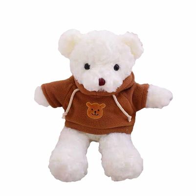Ungiftige weiche Teddy Bear Plush Toys In Strickjacke ODM
