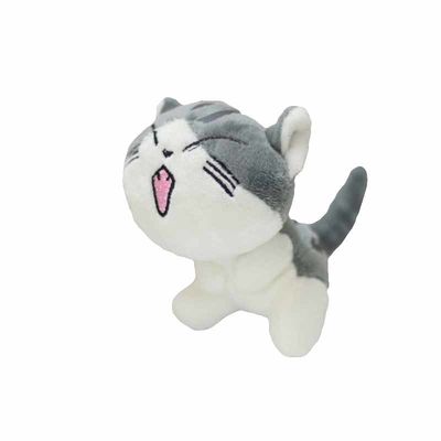 15cm Cat Plush Keychain With Polypropylene Baumwollfüllung