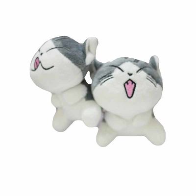15cm Cat Plush Keychain With Polypropylene Baumwollfüllung