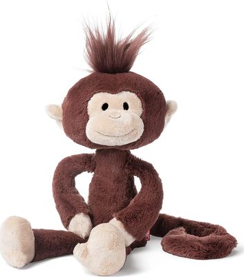 Langer übergebener langer mit Beinen versehener Affe-Plüsch Toy With Funny Hairstyle