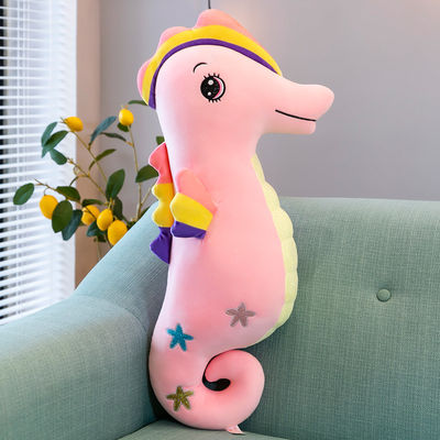 Gefülltes Karikatur-Seahorse angefülltes Spielzeug ODM pp. Baumwolle