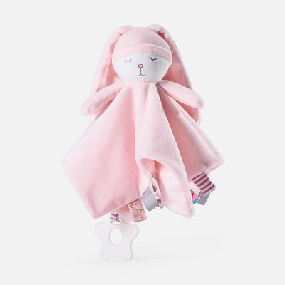 Haut-freundliche Baby-Sicherheits-Decke 50x70cm mit Tierplüsch-Spielzeug