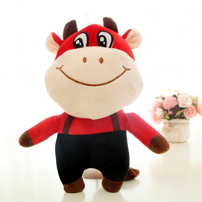 Tierkreis-Kuh-Plüsch-Puppe EN71 30cm Skin Friendly Company