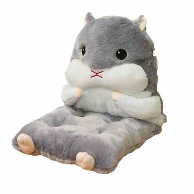 Mehrfunktionales abnehmbares Hamster-Plüsch-Seat-Kissen